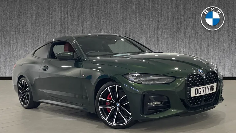BMW 4 Series 2.0 420d MHT M Sport Auto xDrive Euro 6 (s/s) 2dr (DG71YWK) - Hero Image