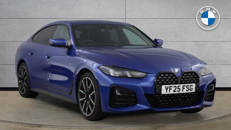 BMW 4 Series Gran Coupe 2.0 420i M Sport Auto Euro 6 (s/s) 5dr (YF25FSG) - Hero Image