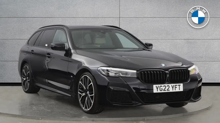 BMW 5 Series 2.0 520d MHT M Sport Touring Steptronic Euro 6 (s/s) 5dr (YG22YFT) - Hero Image