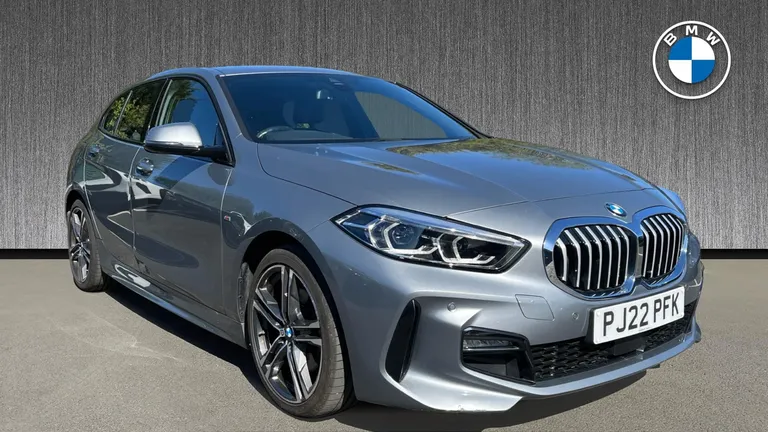 BMW 1 Series 1.5 118i M Sport (LCP) DCT Euro 6 (s/s) 5dr (PJ22PFK) - Hero Image