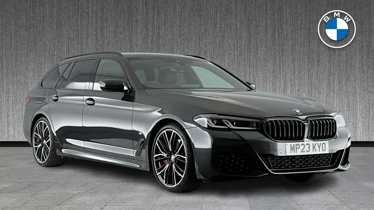 BMW 5 Series 2.0 520d MHT M Sport Touring Steptronic Euro 6 (s/s) 5dr (MP23KYO) - Hero Image