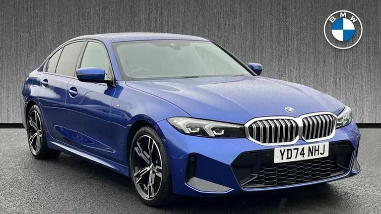 BMW 3 Series 2.0 320i M Sport Auto Euro 6 (s/s) 4dr (YD74NHJ) - Hero Image