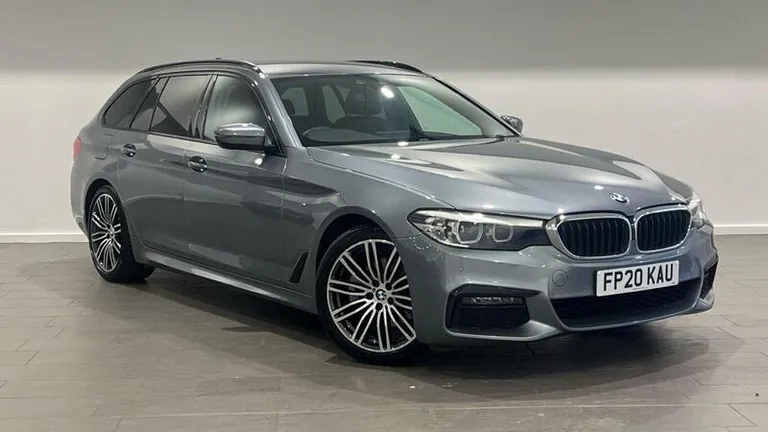 BMW 5 Series 2.0 520d MHT M Sport Touring Auto Euro 6 (s/s) 5dr (FP20KAU) - Hero Image