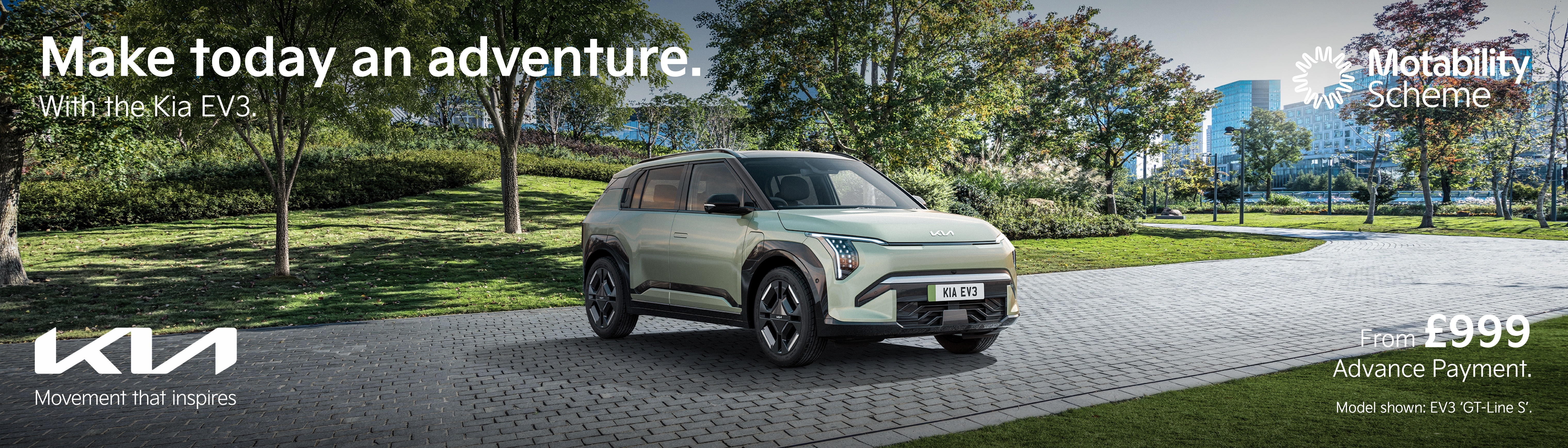 kia EV3 q3 motab web banner