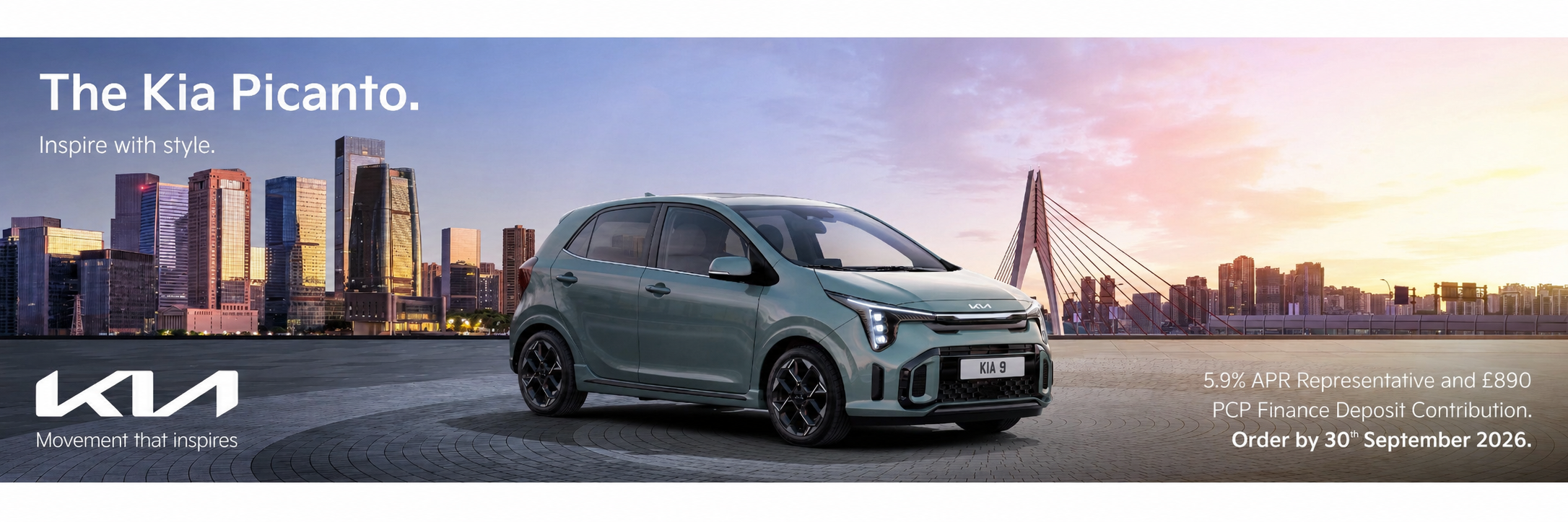 Kia Picanto Q3 Web Banners