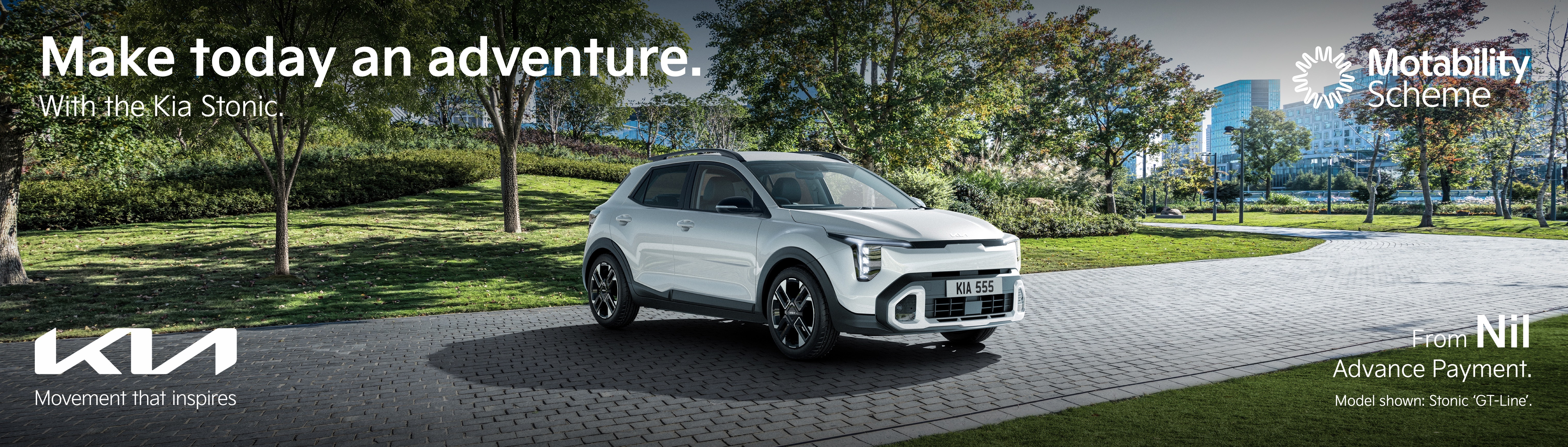 kia q4 motability stonic web banner