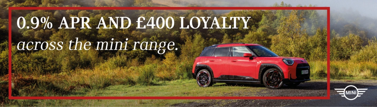 MINI 0.9% and £400  Loyalty Offer