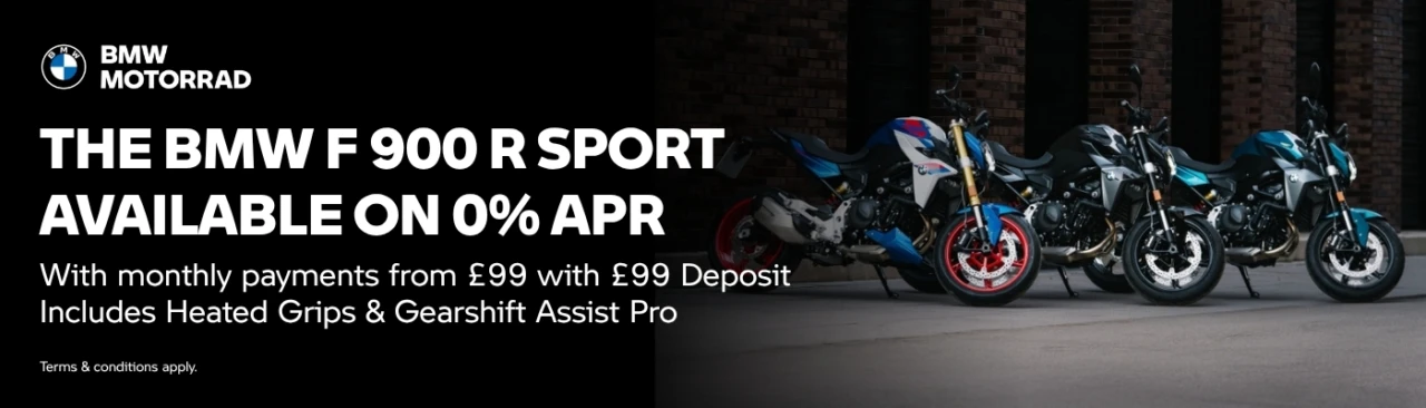 Q3 2026 - Motorrad F 900 R £99 Deposit Banner