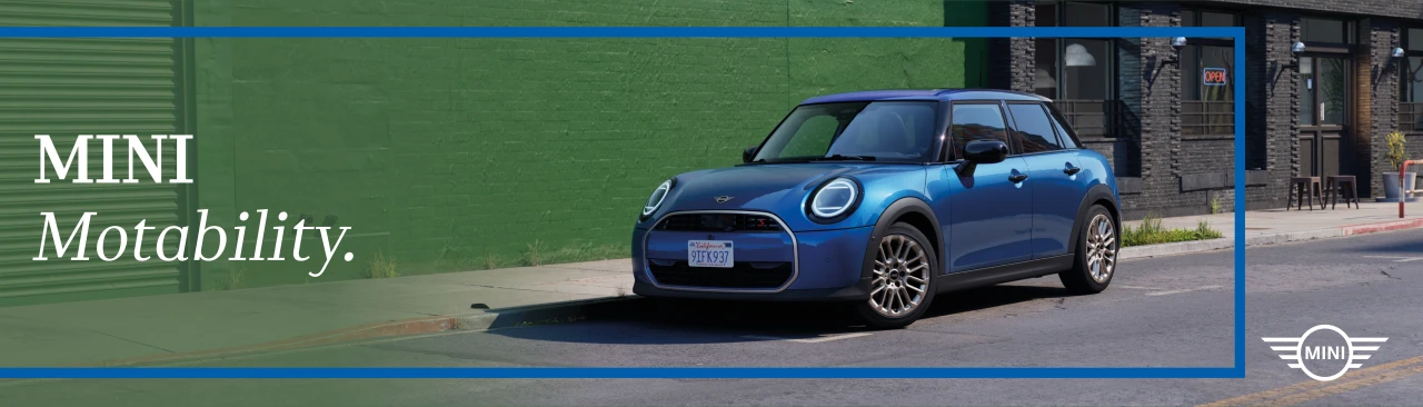 MINI Motability Banner