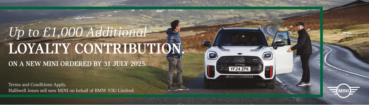 Up to £1,000 Loyalty Contribution on your new MINI*.