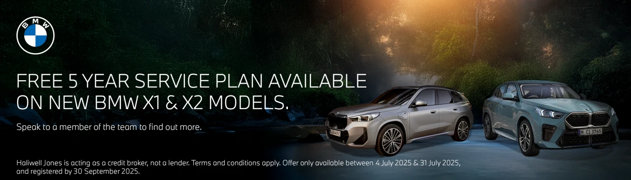 Q3 2025 - BMW New - X1/X2 Service Plan Banner