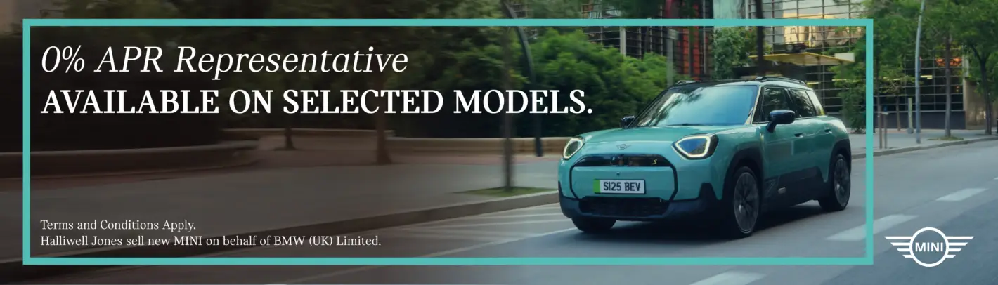 0% APR Representative on Electric Cooper and Electric Aceman