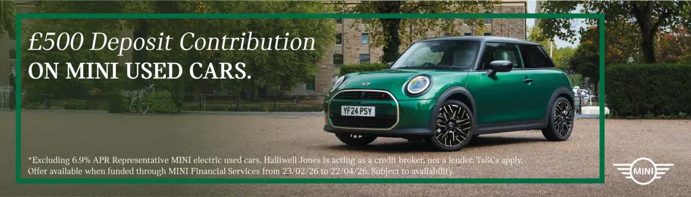MINI Used £500 Dep Con