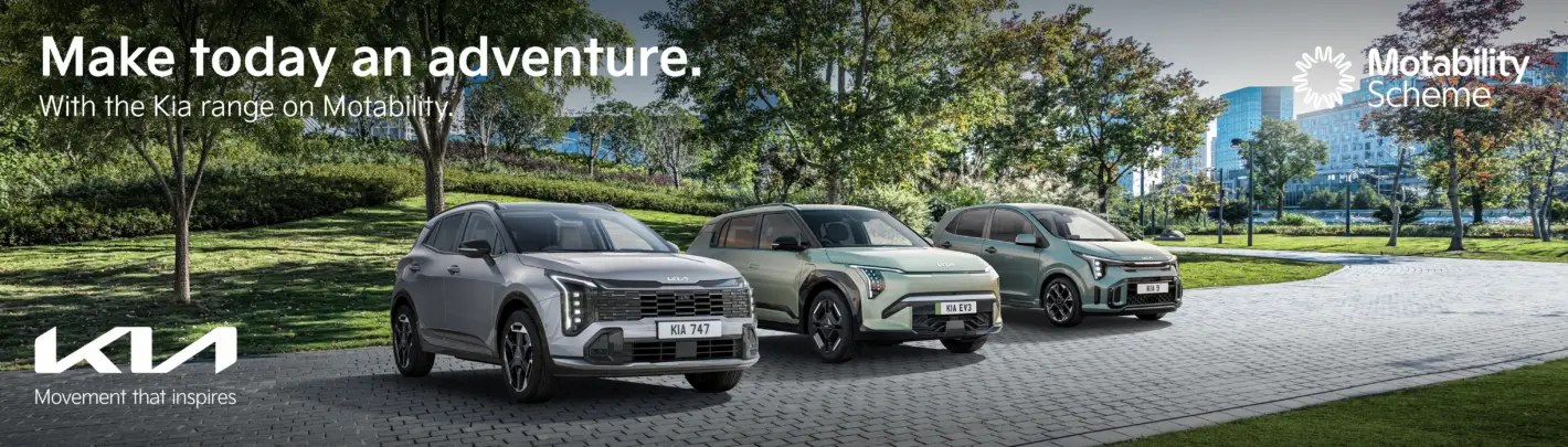 kia Q3 motability range