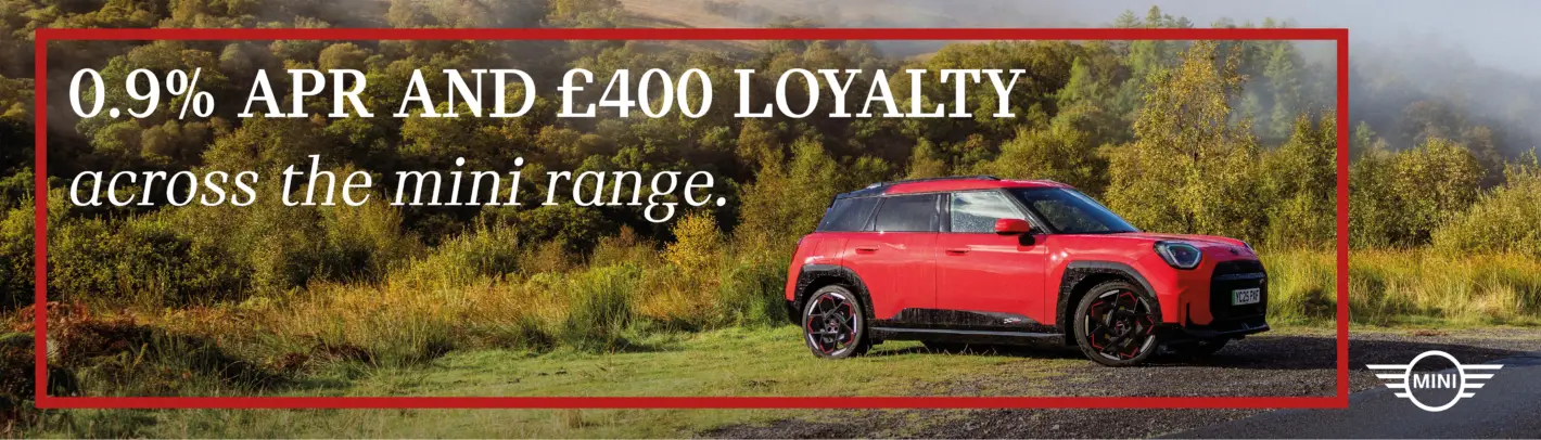 MINI 0.9% and £400  Loyalty Offer