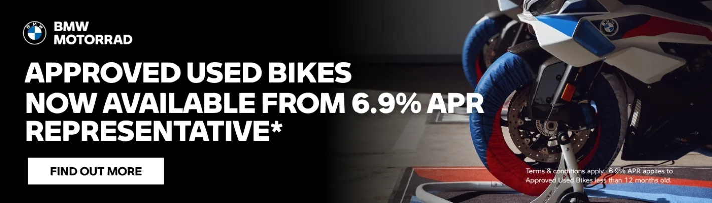 Motorrad - Approved Used Bikes 6.9% - Desktop Banner