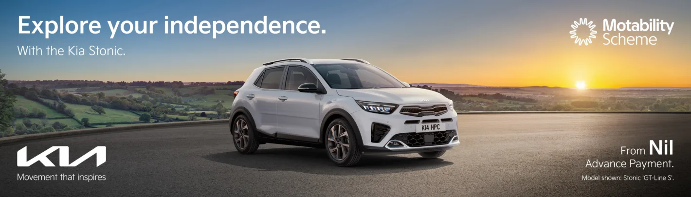 Kia Stonic Q1 Motab 2026 Web Banners - Desktop Banner