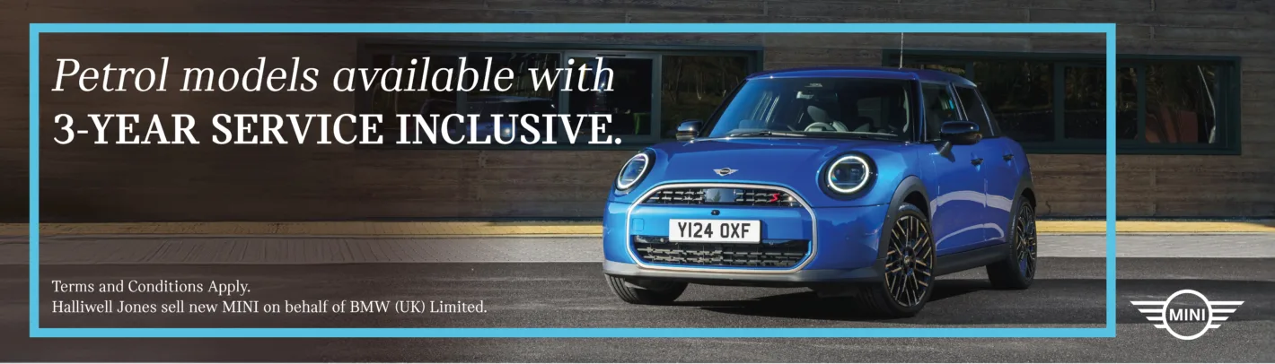 3-Year Service Inclusive Available with Petrol Models - Desktop Banner