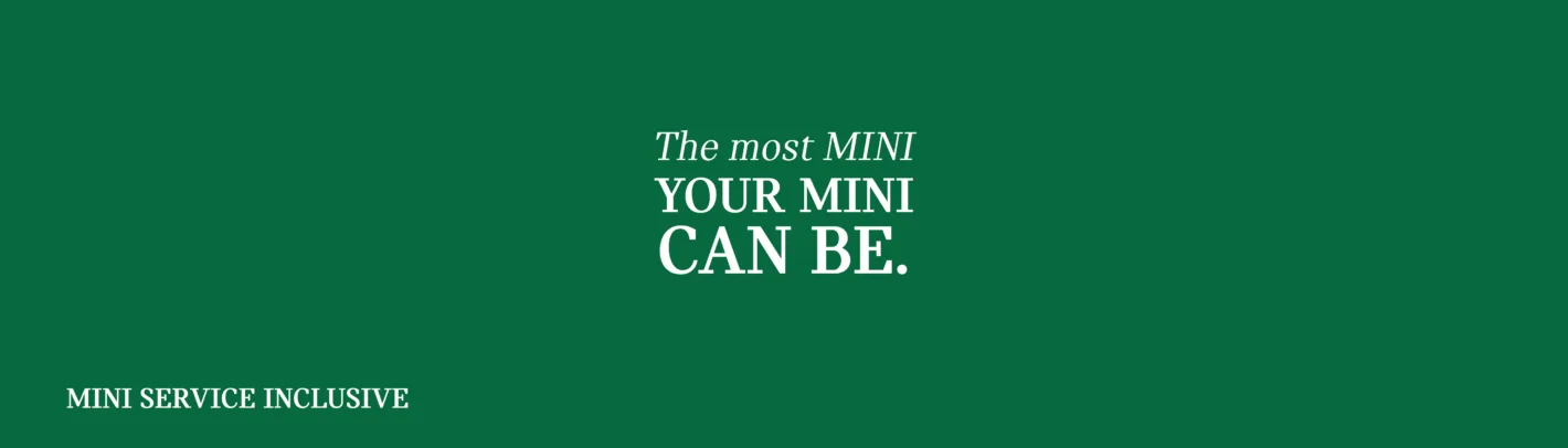 October 2025 MINI Service Inclusive - Desktop Banner