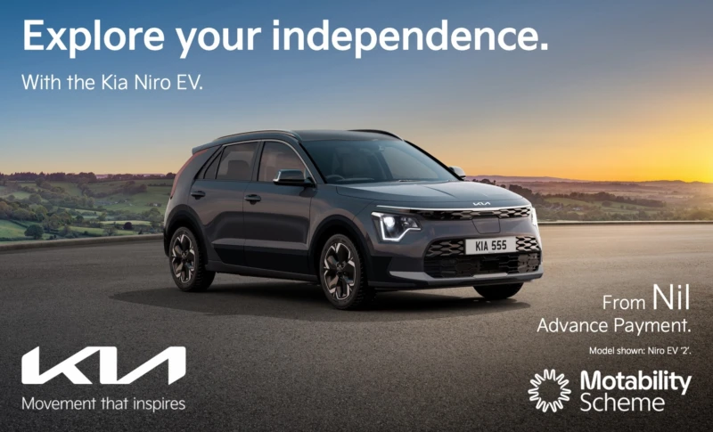 Kia Niro EV Motab Q4 Web Banners Banner Mobile