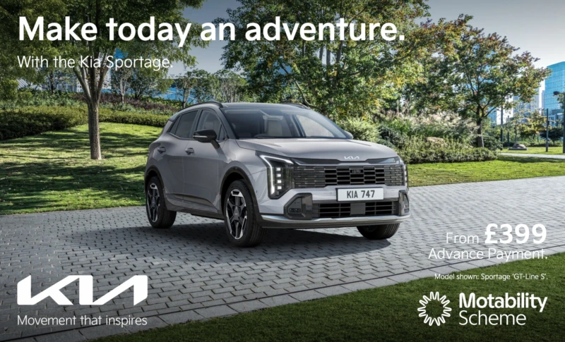 kia Sportage Q3 motab web banner Banner Mobile