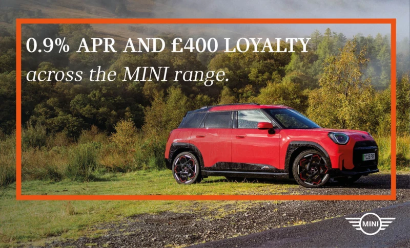 MINI 0.9% and £400  Loyalty Offer