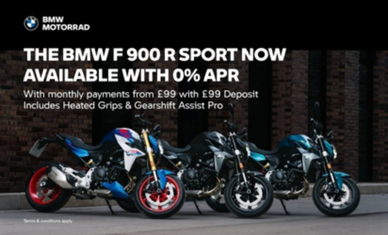 Q3 2026 - Motorrad F 900 R £99 Deposit Banner Mobile