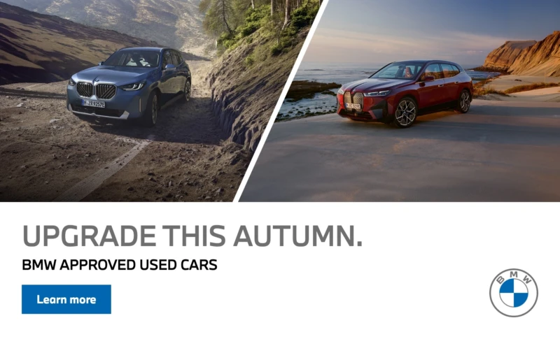 UPGRADE TO BMW THIS AUTUMN Banner Mobile