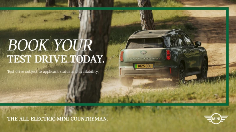 MINI All-Electric Countryman Boost Campaign Banner Mobile