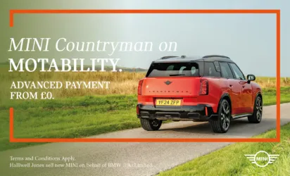 £0 Advanced Payment on MINI Countryman Motability - Mobile Banner