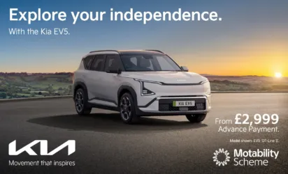 Kia EV5 Q2 motab banner