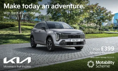 kia Sportage Q3 motab web banner