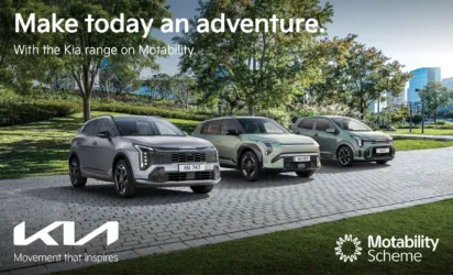 kia Q3 motability range