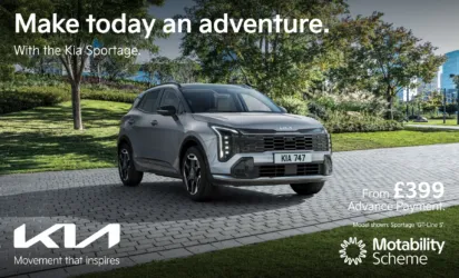 kia Sportage Q4 motab web banner