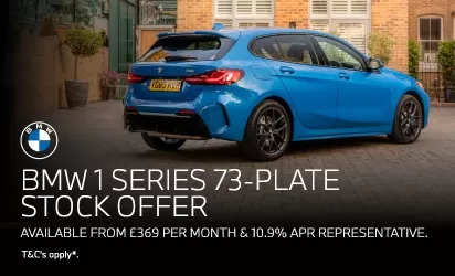 BMW 1 Series 73-Plate Stock Offer - Mobile Banner
