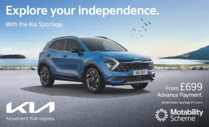 kia q3 motability sportage web banner - Mobile Banner