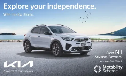 kia q3 motability stonic web banner - Mobile Banner