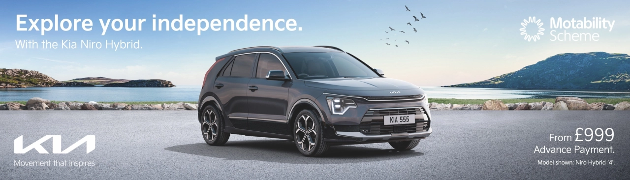kia q3 motability niro web banner - Desktop Banner