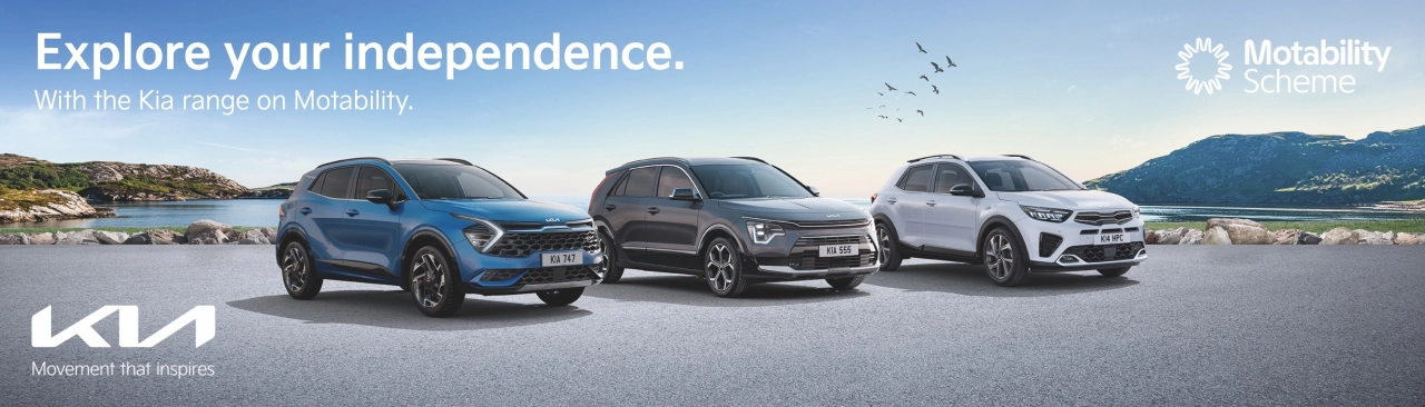 kia q3 motability range web banner - Desktop Banner