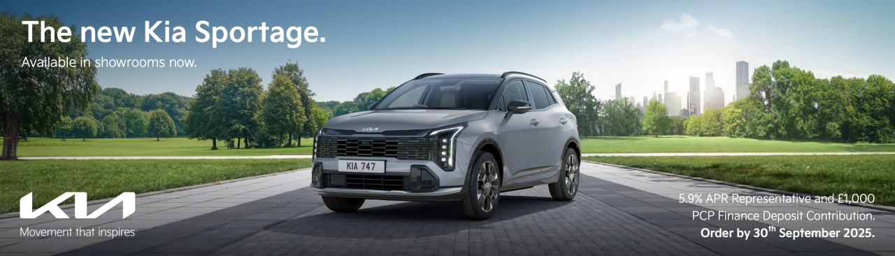 kia q3 sportage web banner - Desktop Banner