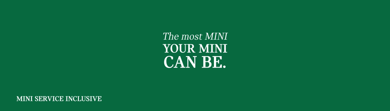 August 2025 MINI Service Inclusive - Desktop Banner