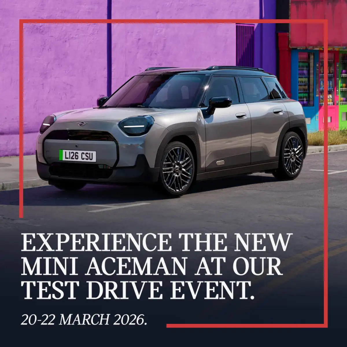 MINI Aceman Test Drive Event Pop-up