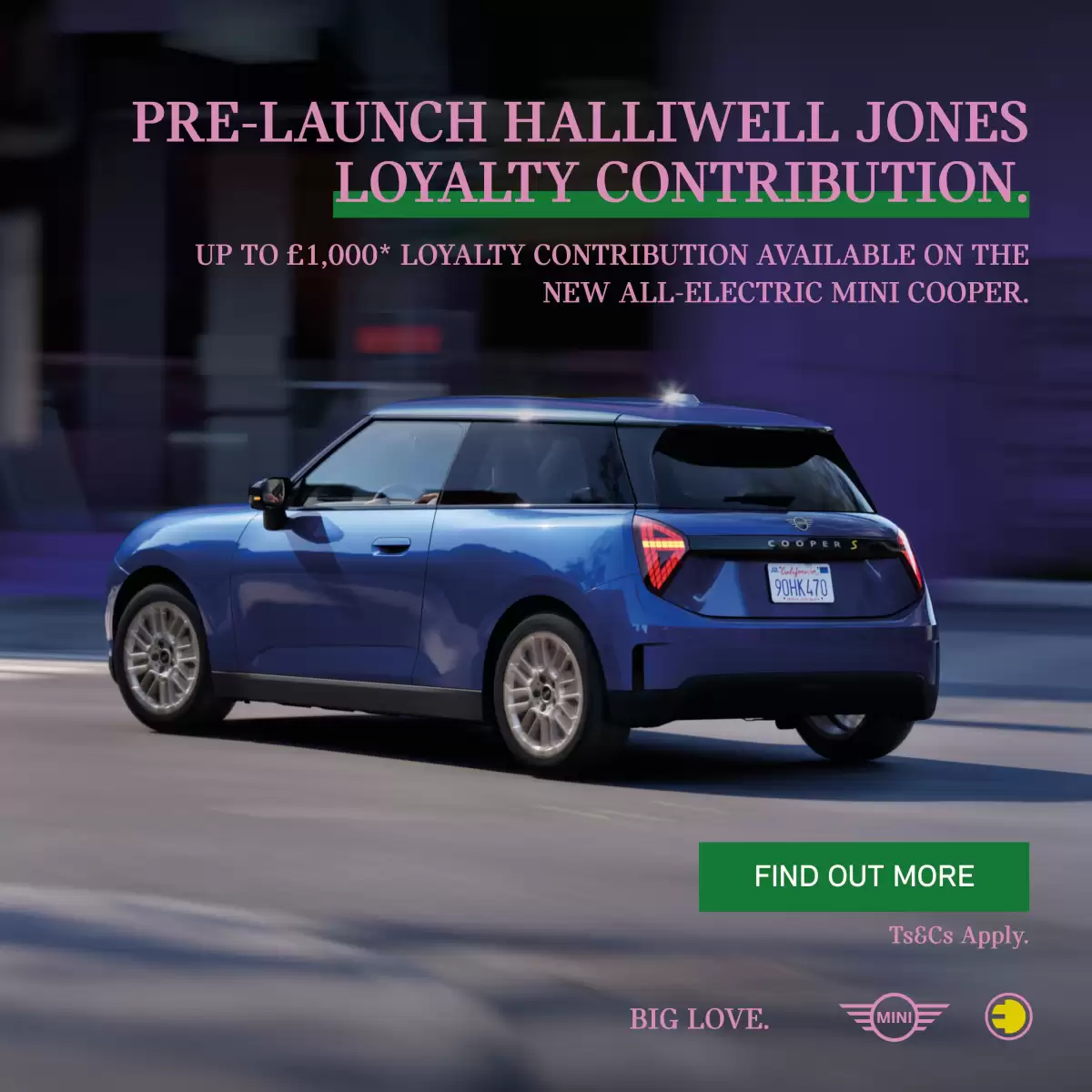 MINI Pre-Launch Halliwell Jones Loyalty Contribution Pop-up