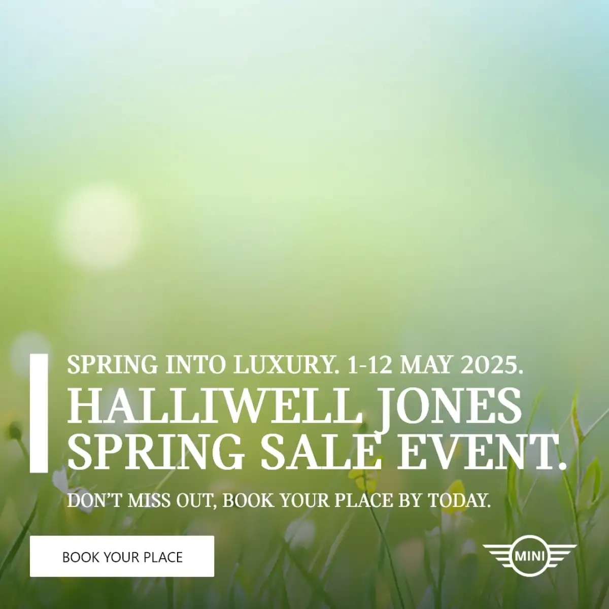 MINI Spring Used Car Sales Event Pop-up