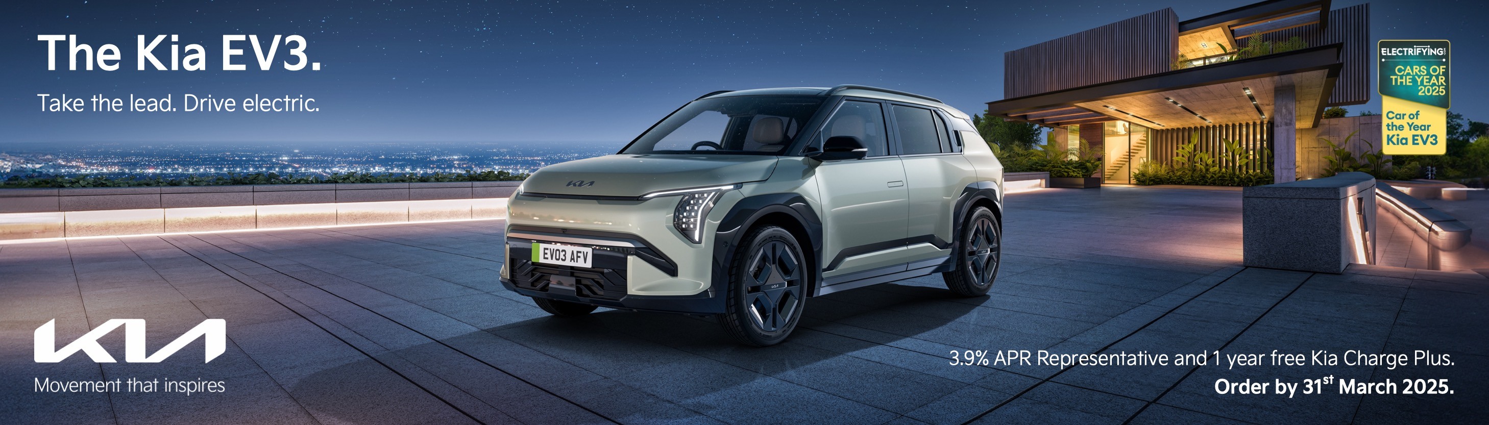 kia ev3 q1 web banner - Desktop Banner