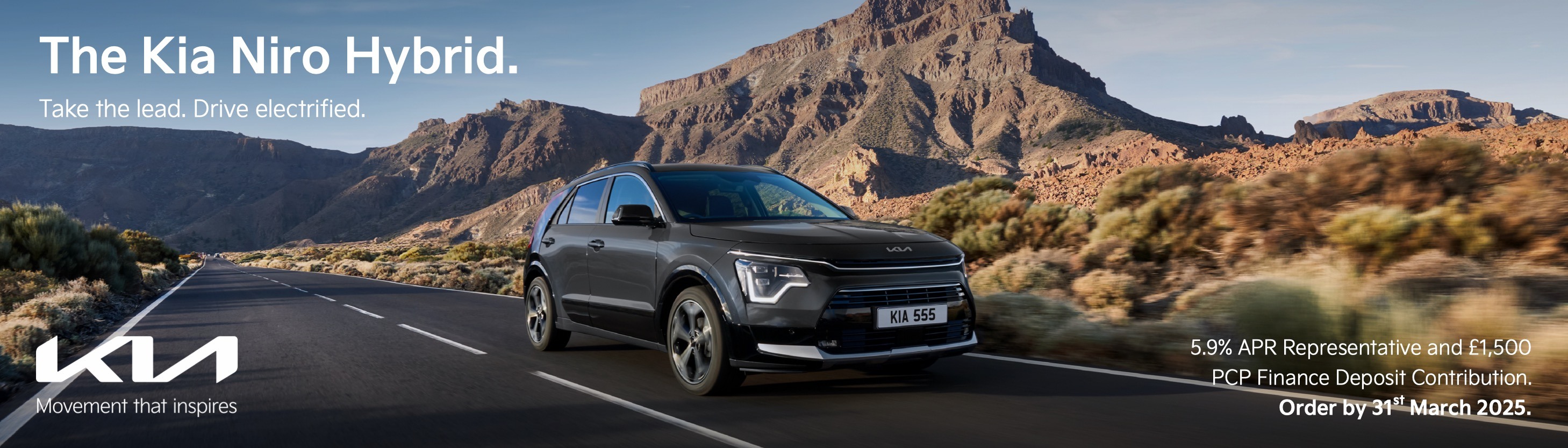 kia niro hybrid q1 web banner - Desktop Banner