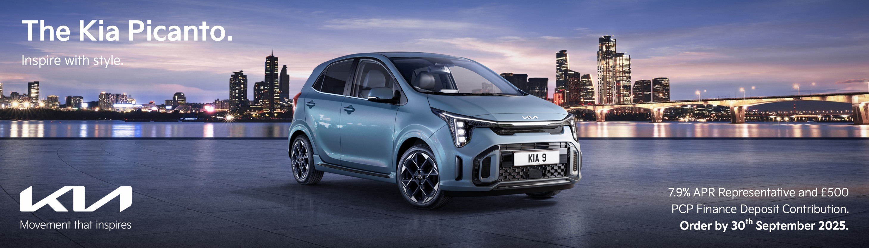 kia q3 picanto web banner - Desktop Banner