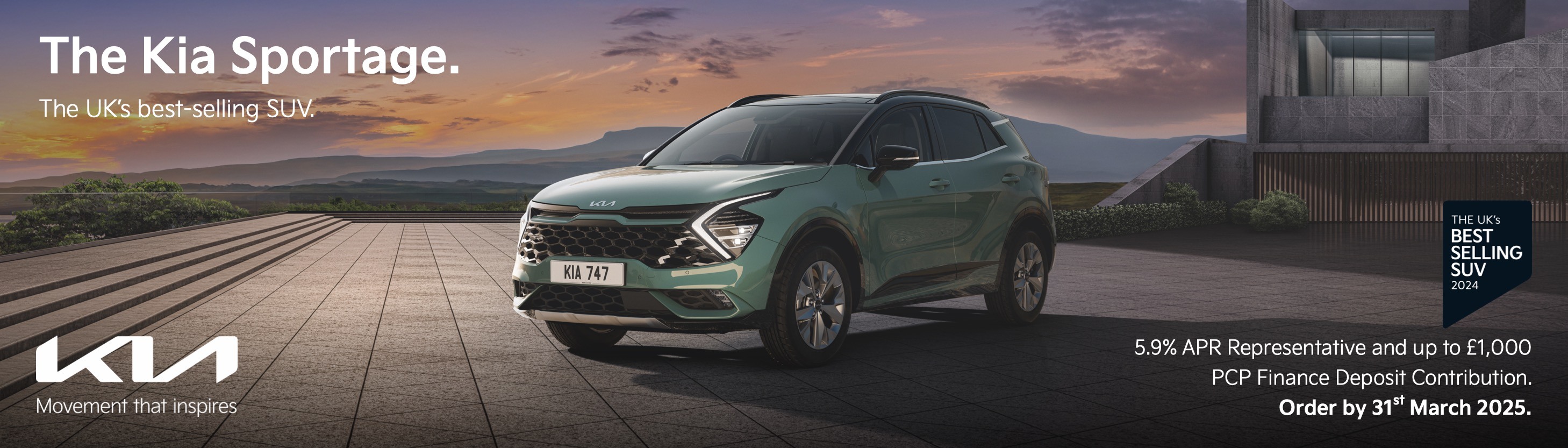 kia sportage q1 web banner - Desktop Banner