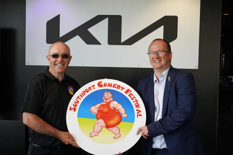 Halliwell Jones Kia Southport Backs the Laughs at Southport Comedy Festival 2025 - Image 759944/1