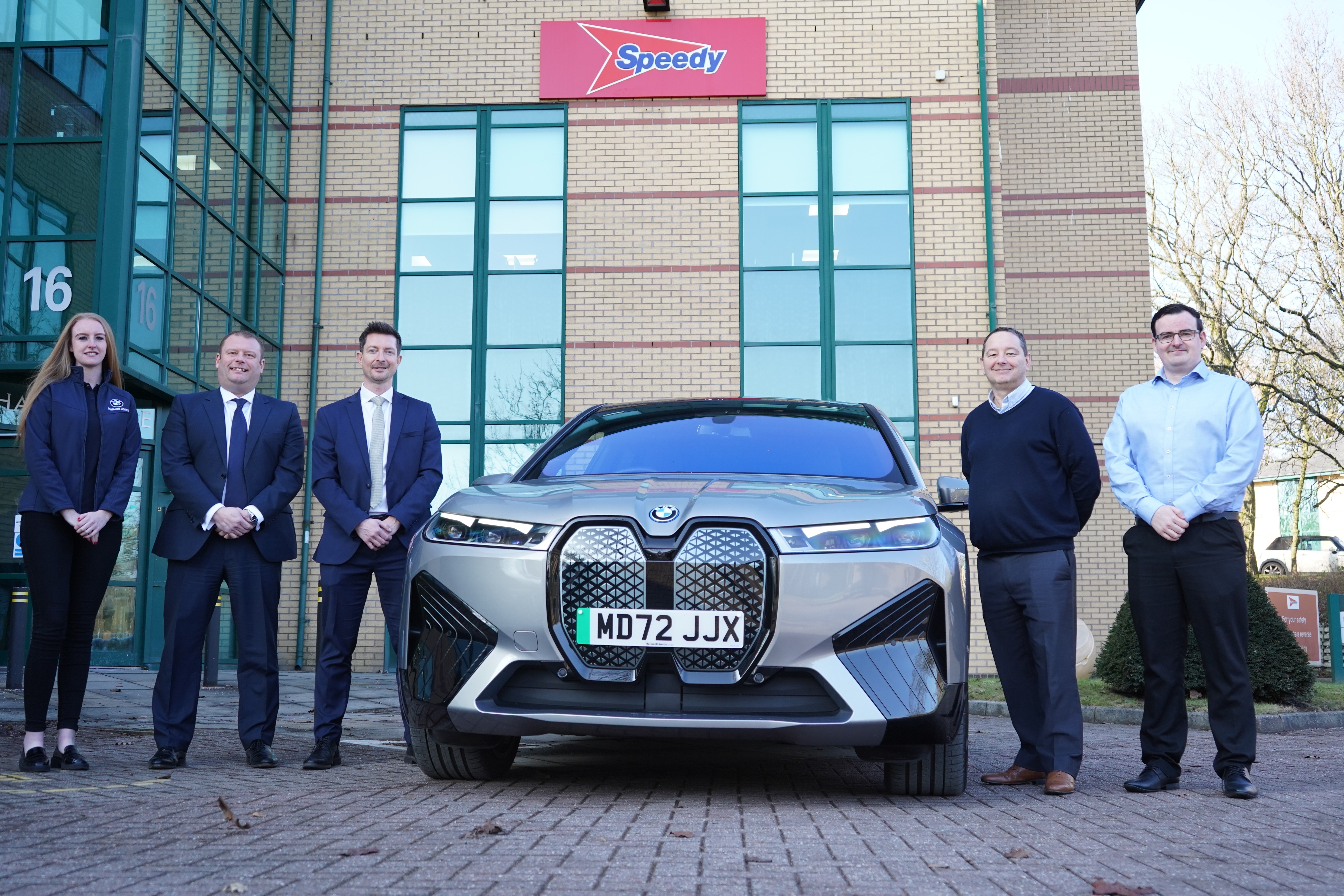 Halliwell Jones join forces with Speedy Hire for the Greenfleet EV Rally